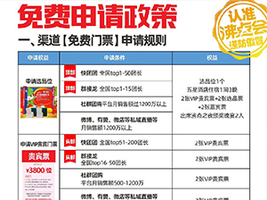 2023年杭州团长大会门票申请规则确认